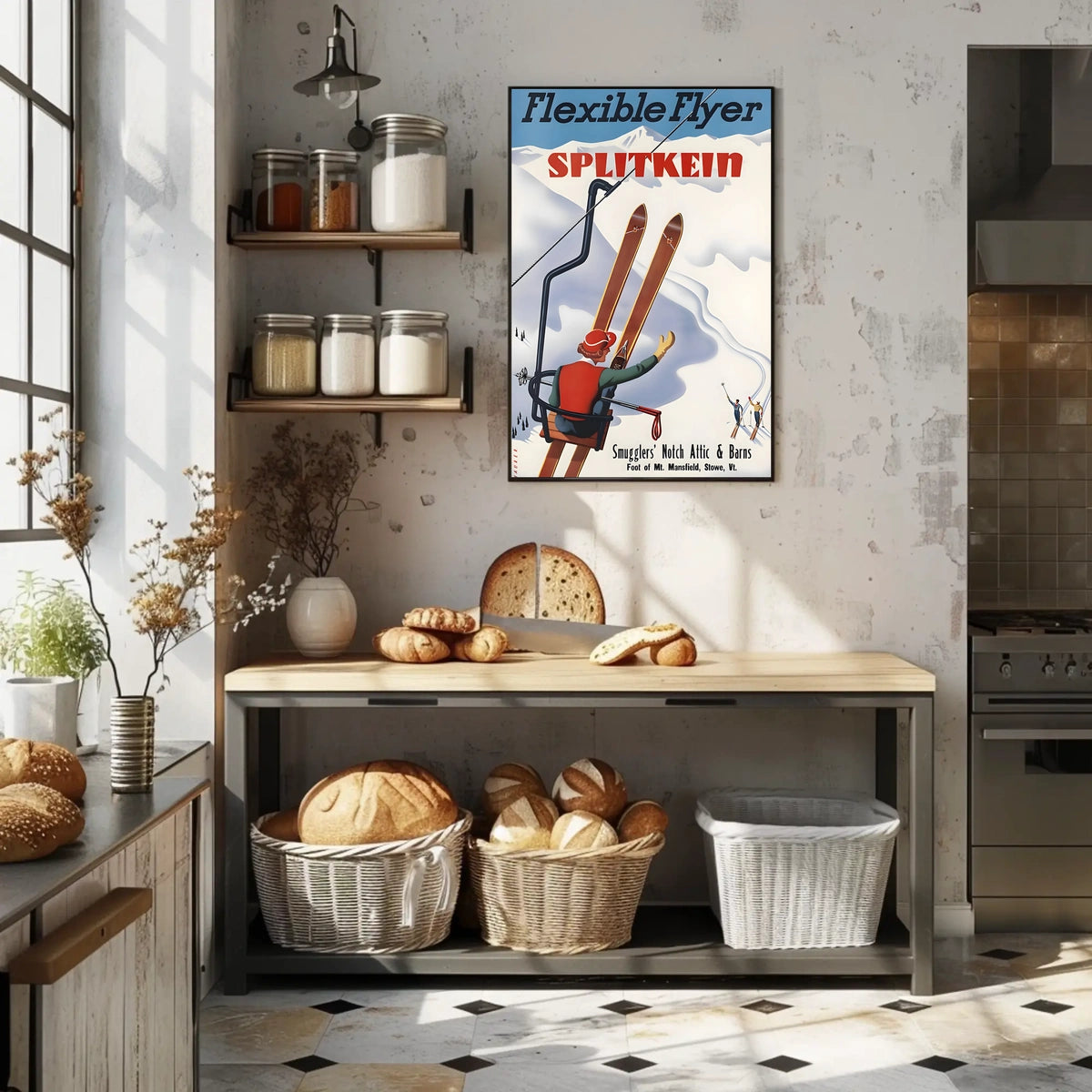 Ski Adventure At Smugglers Notch Poster
