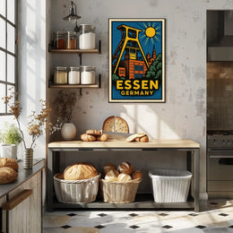 Essen, Germany Industrial Heritage Poster