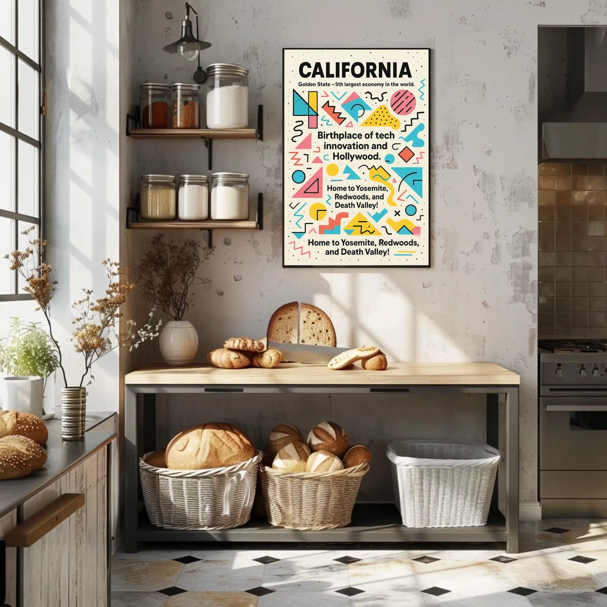 California The Golden State Poster