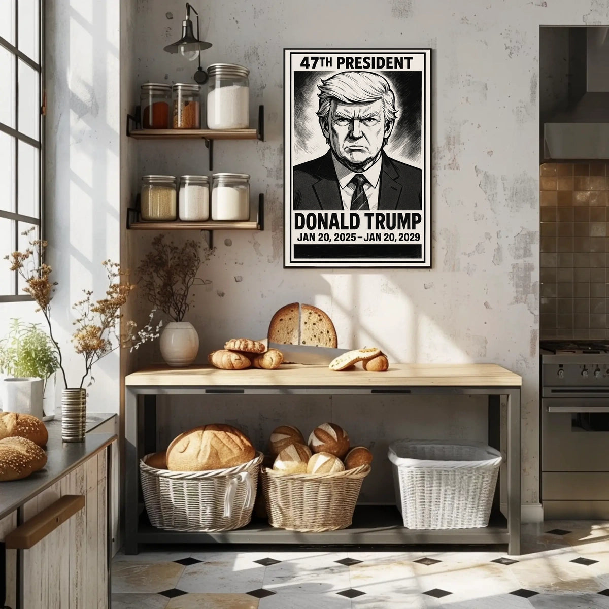 Donald Trump 47th President Poster