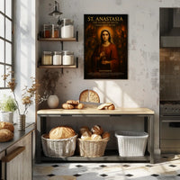 St. Anastasia: The Flame of Faith Cultural Poster PosterGoat