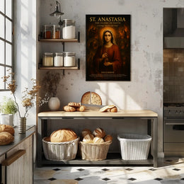 St. Anastasia: The Flame of Faith Cultural Poster PosterGoat