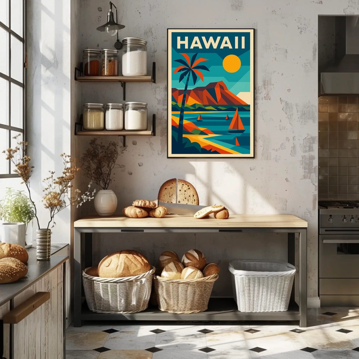 Vibrant Hawaii Landscape Poster