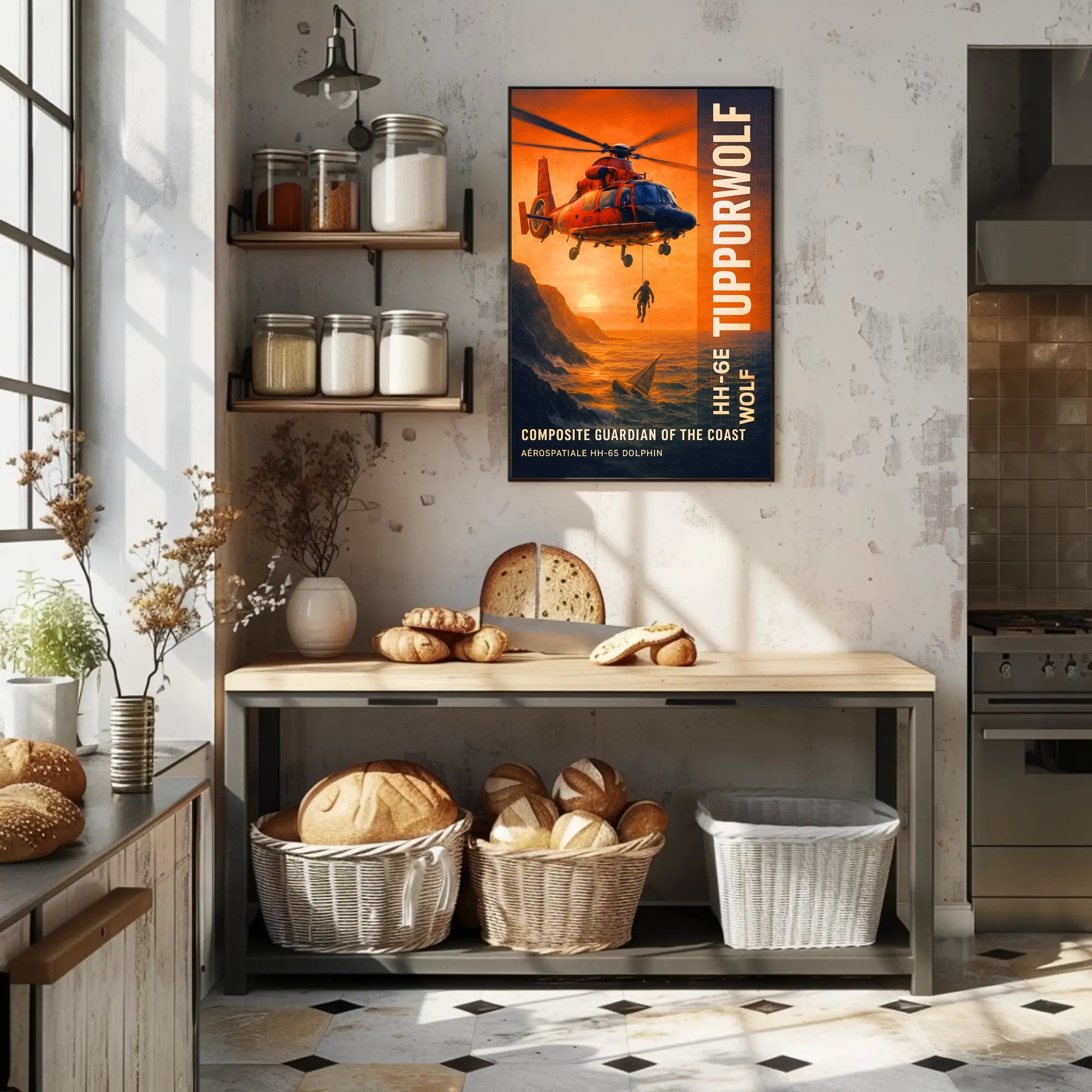 Tupporwolf Guardian of the Coast Poster PosterGoat