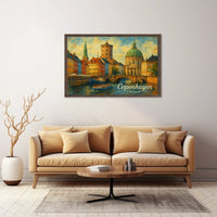 Copenhagen Charm Poster