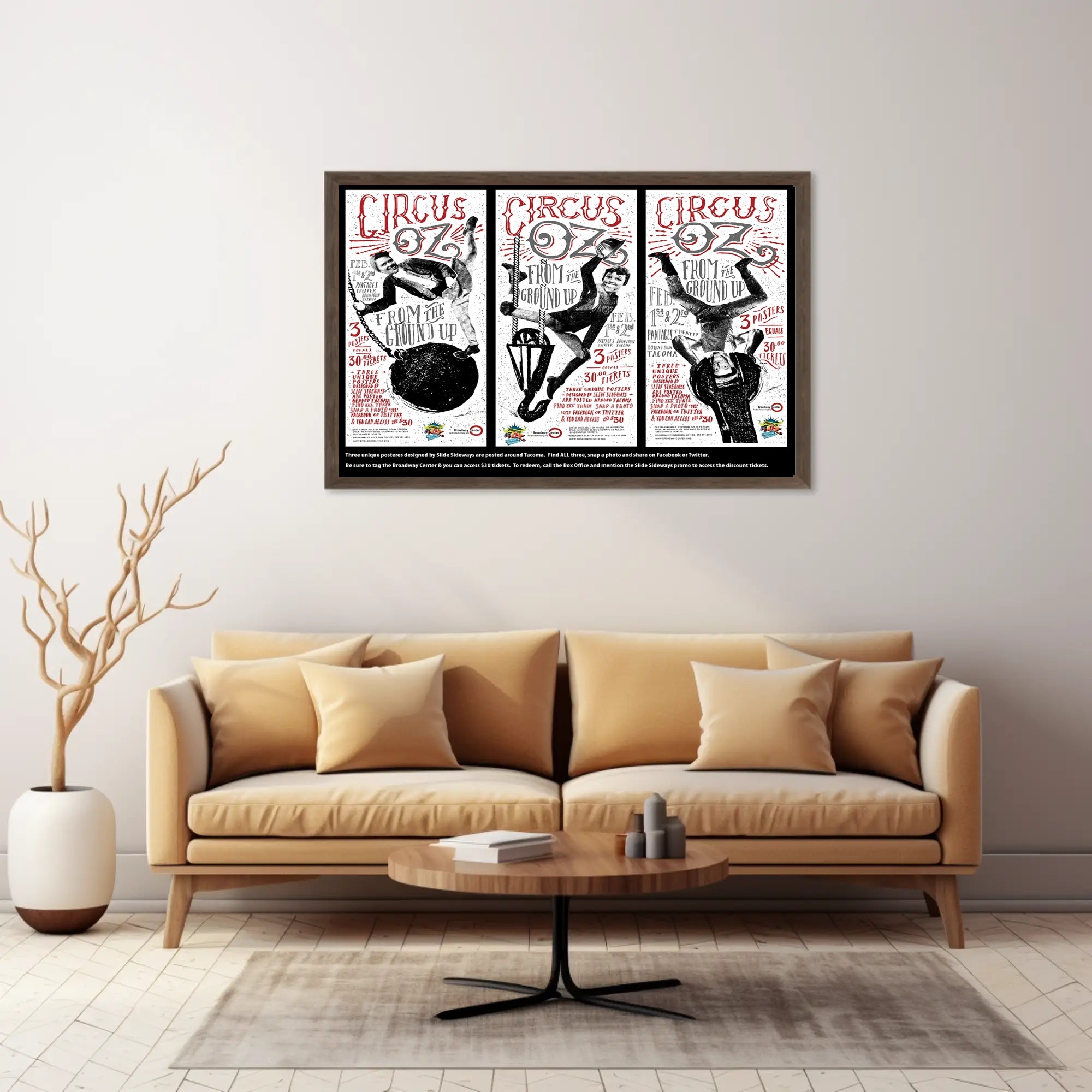 Circus Oz – From the Ground Up Poster