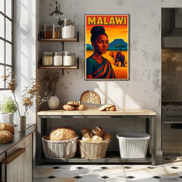 Malawi A Vibrant Portrait Poster