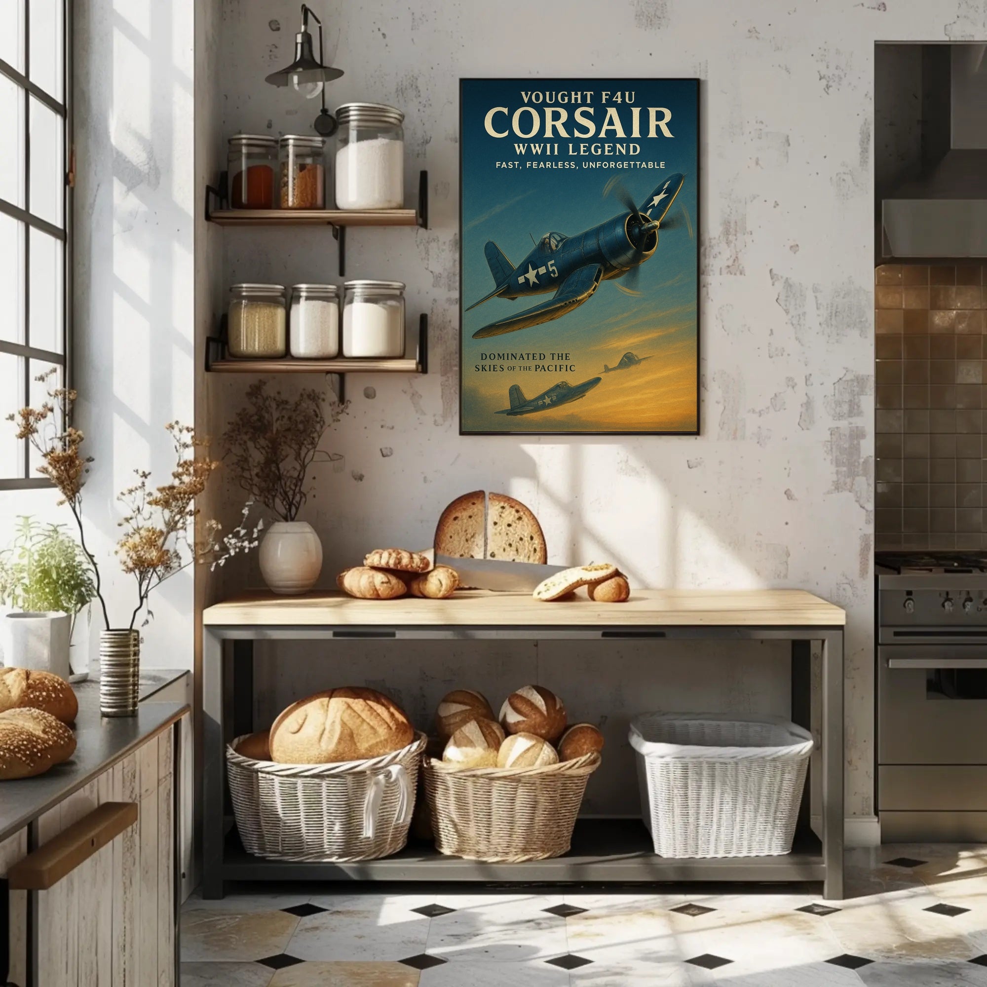 Vought F4U Corsair: WWII Legend Poster