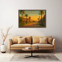 Chandler Travel Poster with Historic Charm