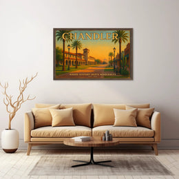 Chandler Travel Poster with Historic Charm