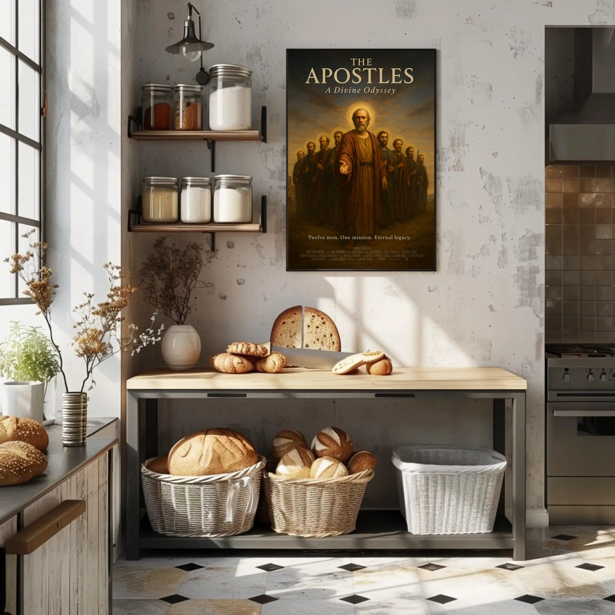 Apostles' Sacred Journey Classic Artistic Poster PosterGoat