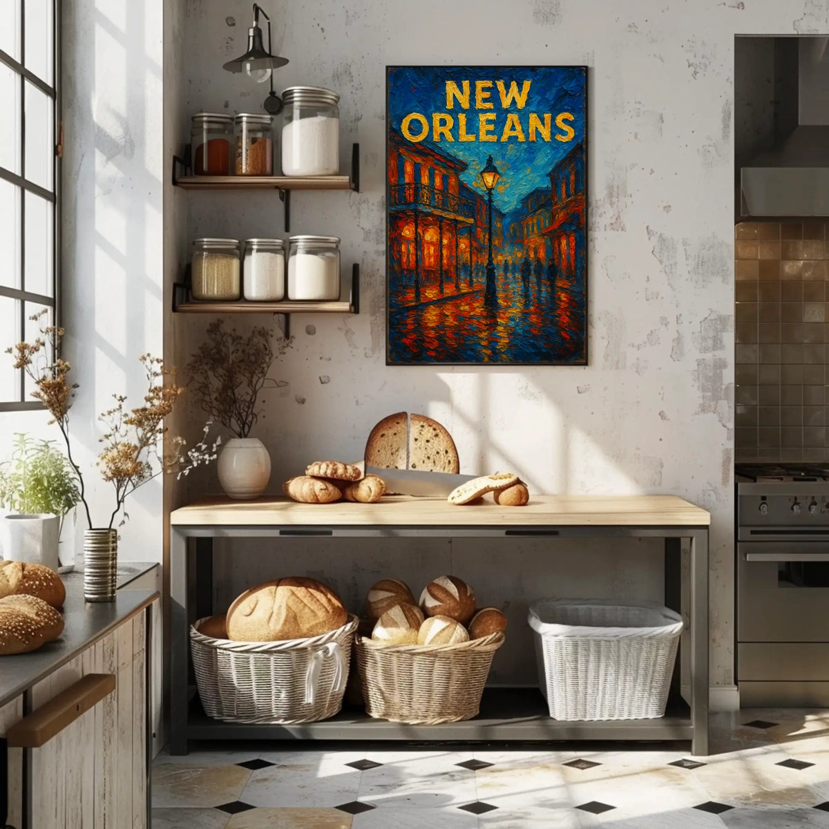 New Orleans Nightscape Poster