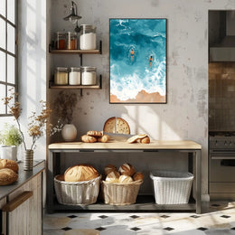 Ocean Serenity Poster Coastal Wall Art Print