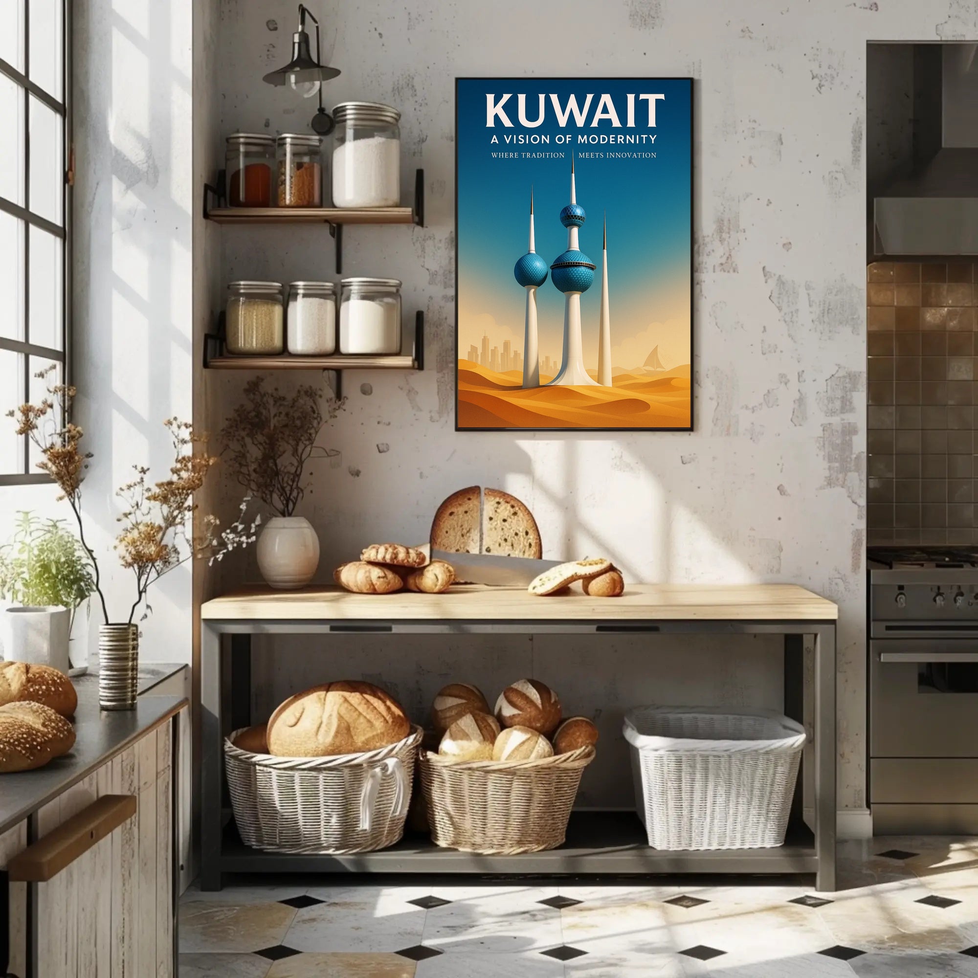 Kuwait - A Vision of Modernity Poster PosterGoat