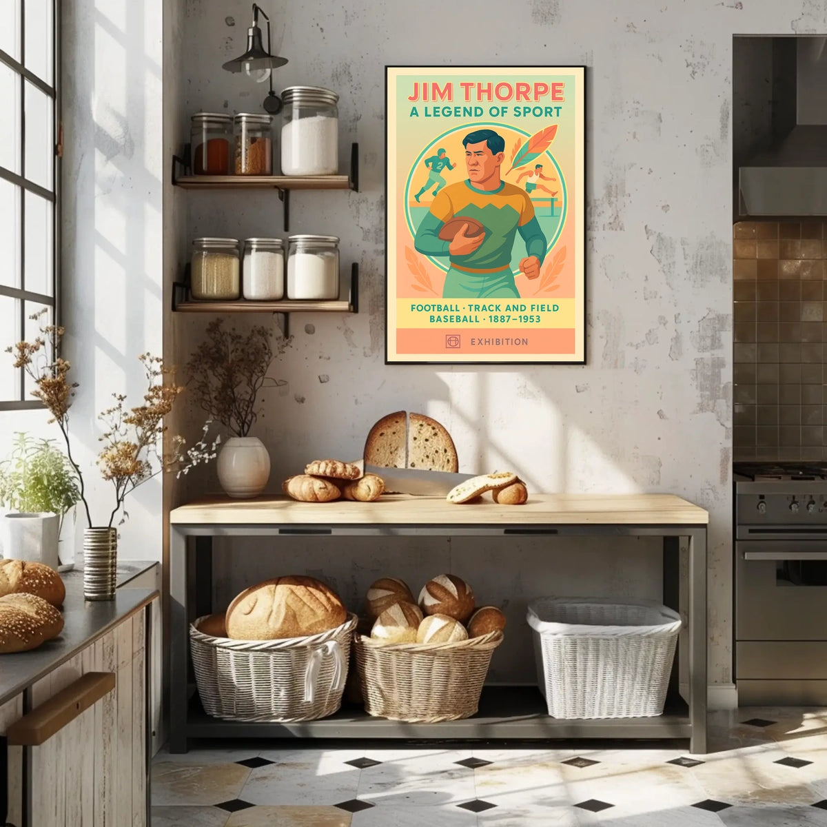 A Legend of Sport Exhibition Poster