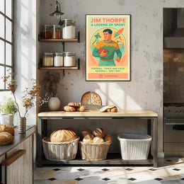 A Legend of Sport Exhibition Poster