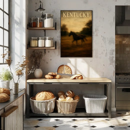 Kentucky Horse Country Poster