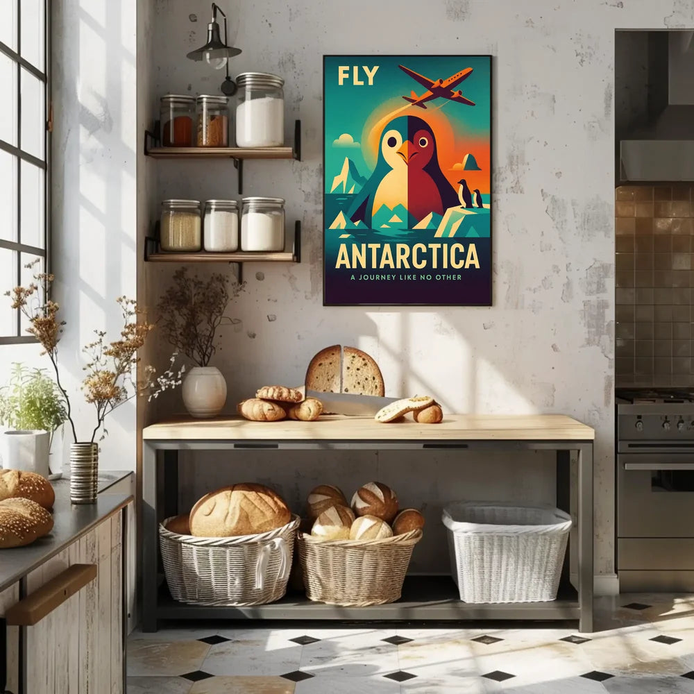 Antarctica Adventure Vintage Travel Art Poster PosterGoat