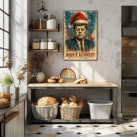 John F. Kennedy 35th President of the United States Christmas SeriesPoster