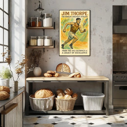 Jim Thorpe Legendary Athlete Jim Thorpe Poster