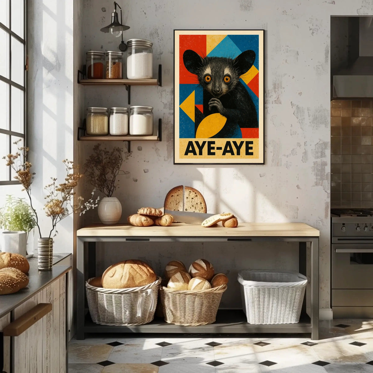Aye-Aye Art Poster