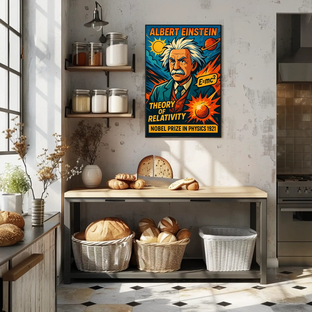 Albert Einstein Theory Of Relativity Poster