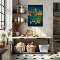 Iowa A Land of Heritage and Innovation Poster