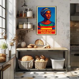 Central African Republic Cultural Poster