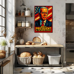 46Th President Of The United States Poster Wall Art Decor