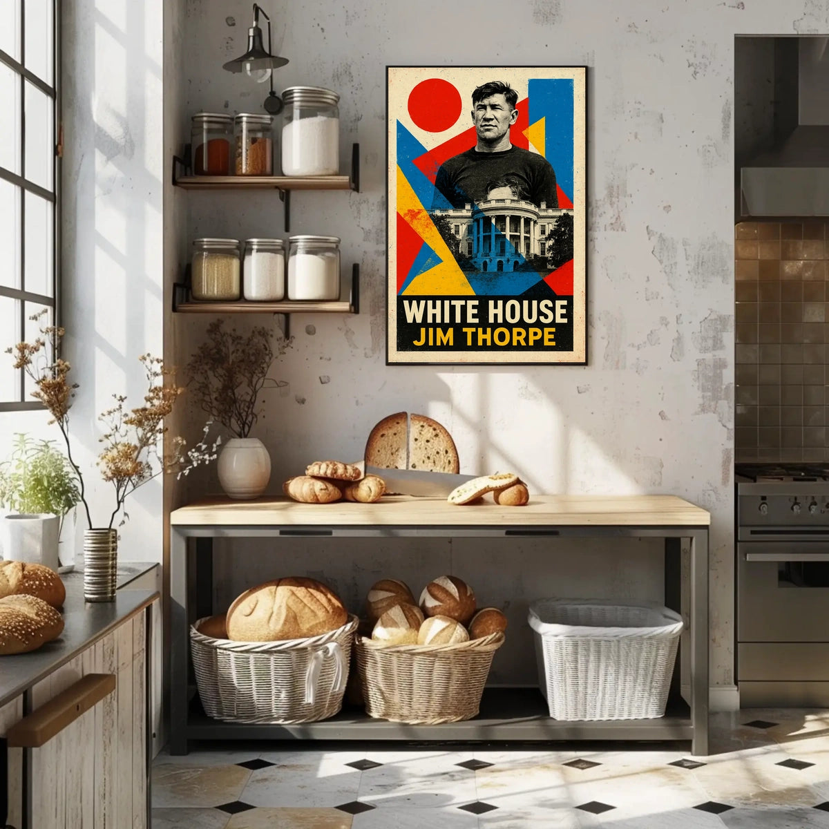 Jim Thorpe And The White House Poster