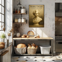 Mark Twain A Legacy in Stone Poster
