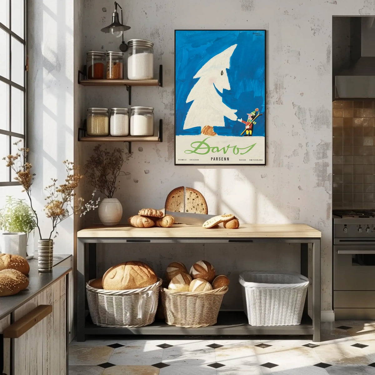 Davos Parsenn Winter Wonderland Poster