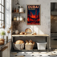 Dubai Poster Where Tradition Meets Tomorrow Home Wall Art