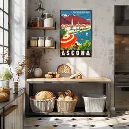 Ascona Travel Poster