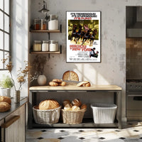 Hercules Conquers New York Mythology Poster Retro Wall Art