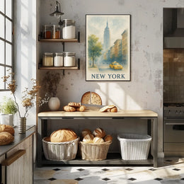 New York Cityscape Poster