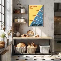 Sunshine And Surf Australia Poster