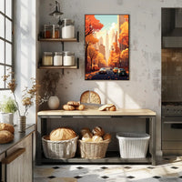 Autumn In The City Poster PosterGoat