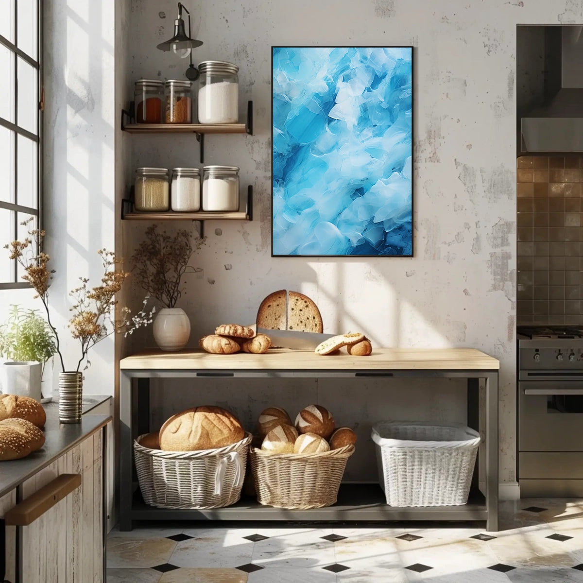 Abstract Ice Formations Abstract Poster