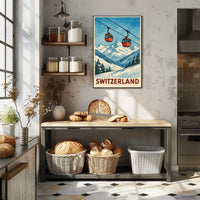 Switzerland Alpine Adventure Poster