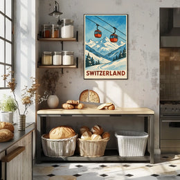 Switzerland Alpine Adventure Poster