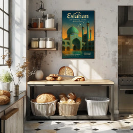Esfahan Where HeavenS Geometry Meets Poster