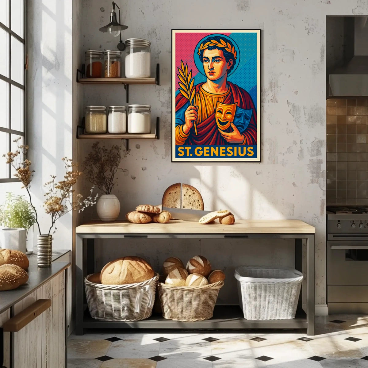 St. Genesius Poster
