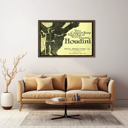 Houdini Robot Theater Vintage Advertisement - Cultural or Heritage Poster