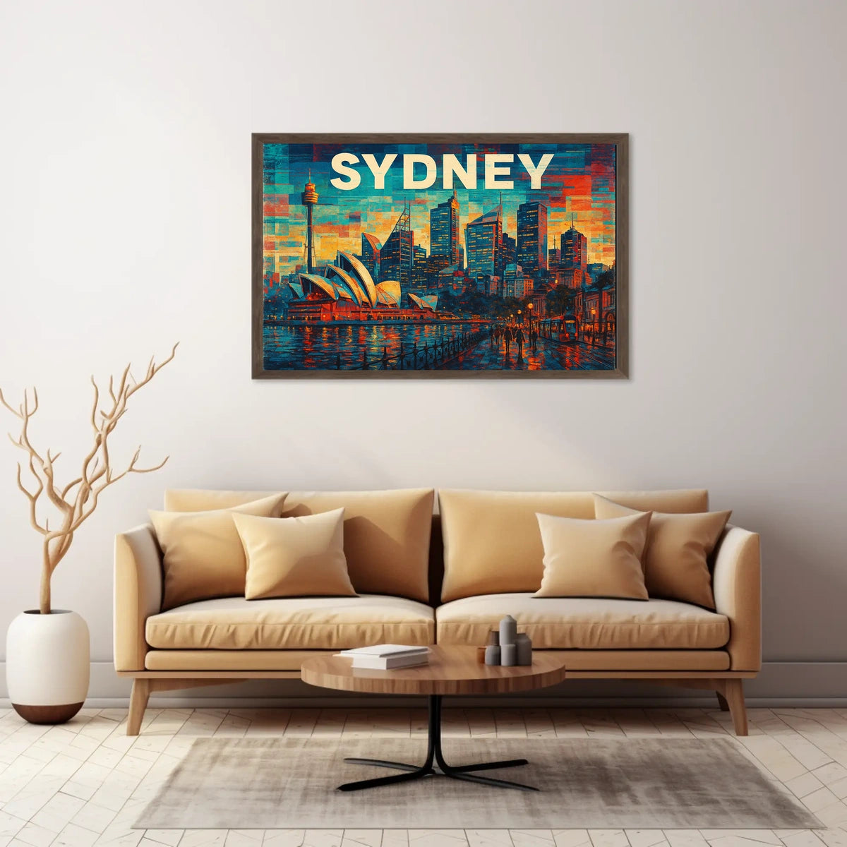 Sydney Skyline Poster