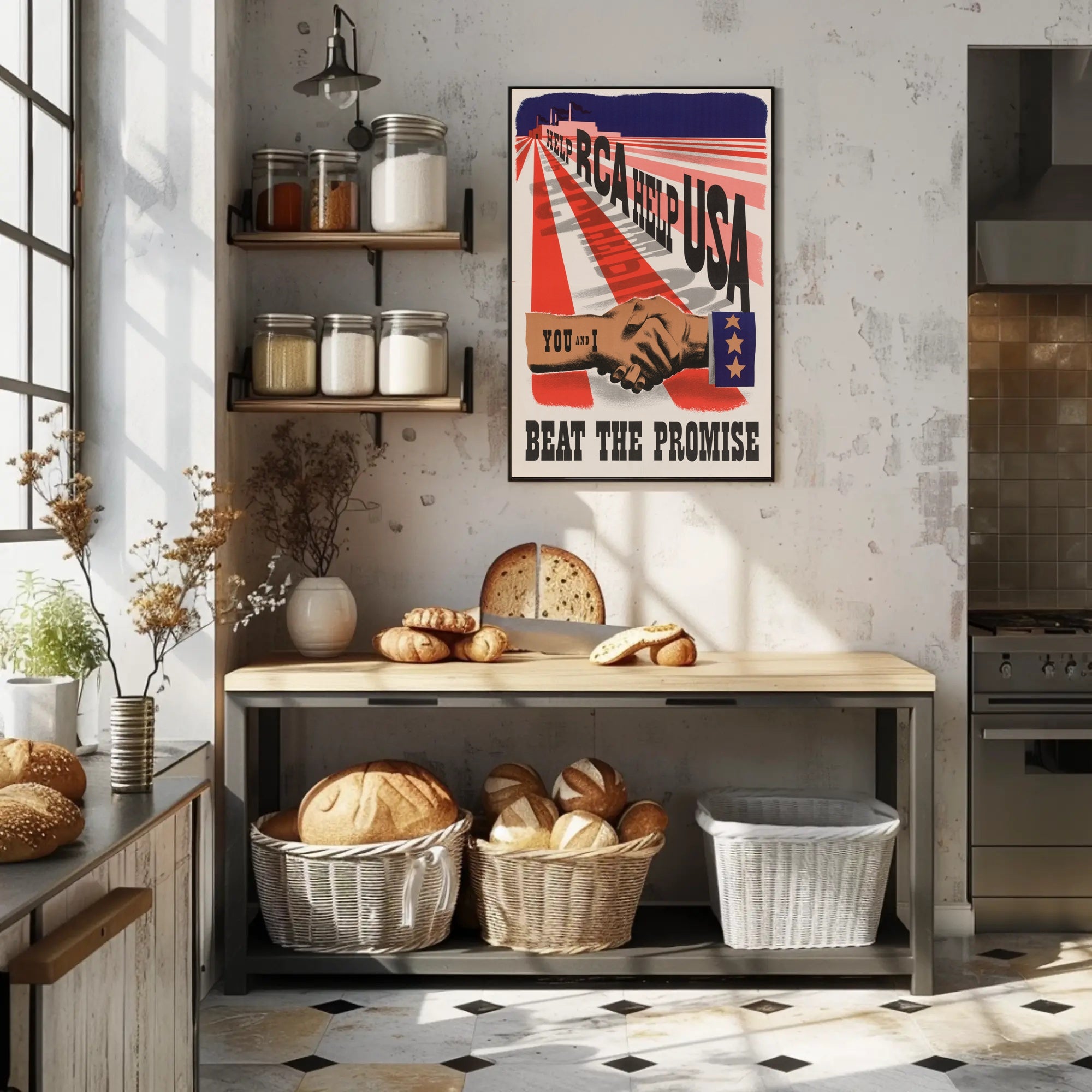 Help RCA, Help USA Poster PosterGoat