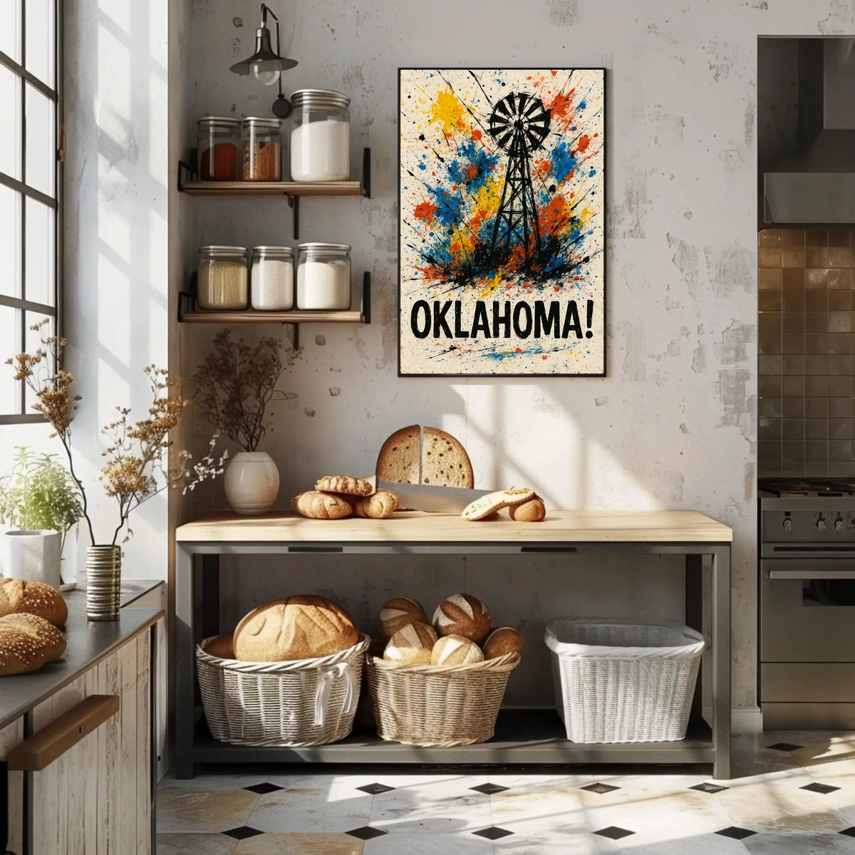 Oklahoma A Splash Of Color Poster