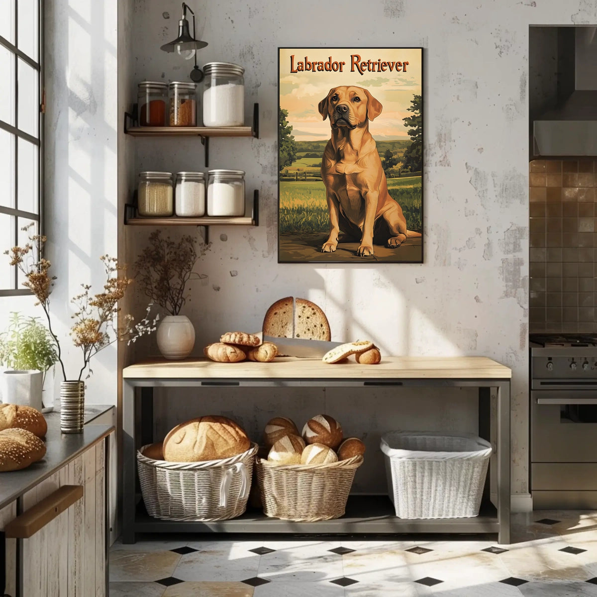 Labrador Retriever Portrait Poster