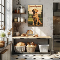 Labrador Retriever Portrait Poster