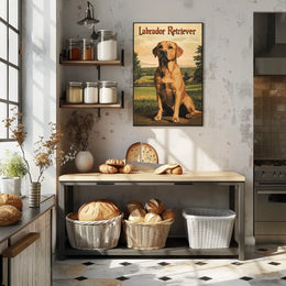 Labrador Retriever Portrait Poster